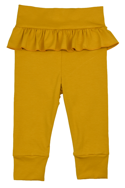 Karrygule babybukser